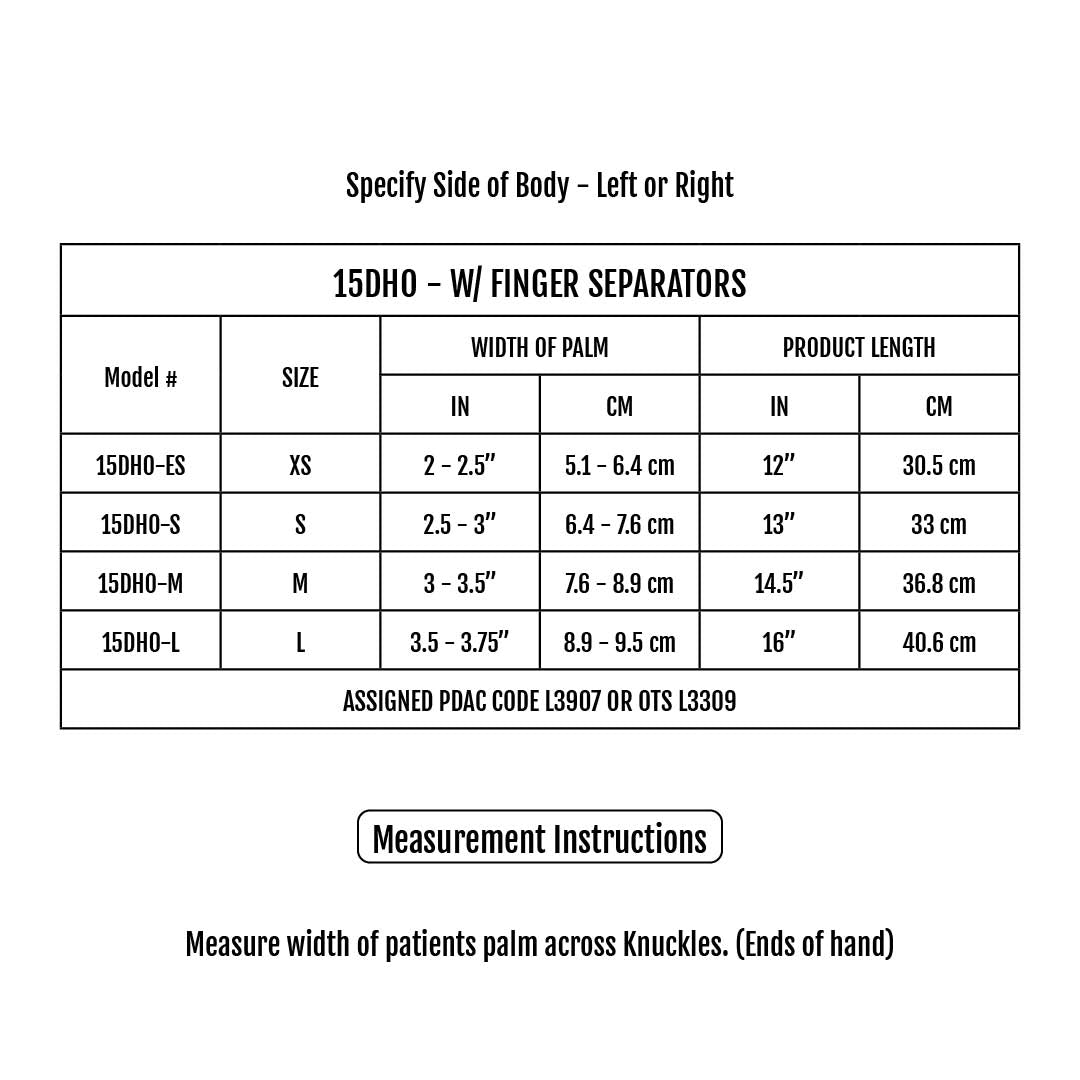 Sizing Chart