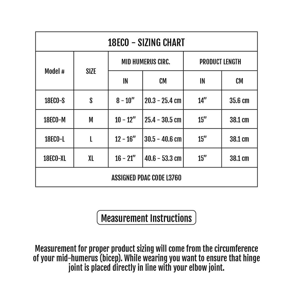 Sizing Chart