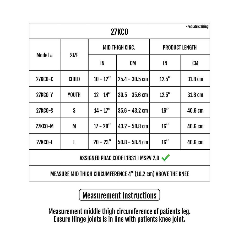 Sizing Chart