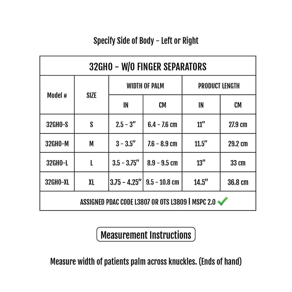 Sizing Chart
