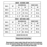 Sizing Chart