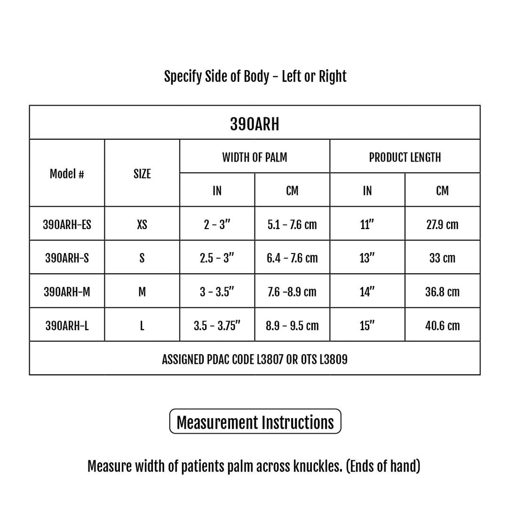 Sizing Chart