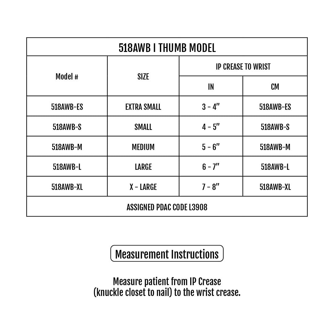 Sizing Chart