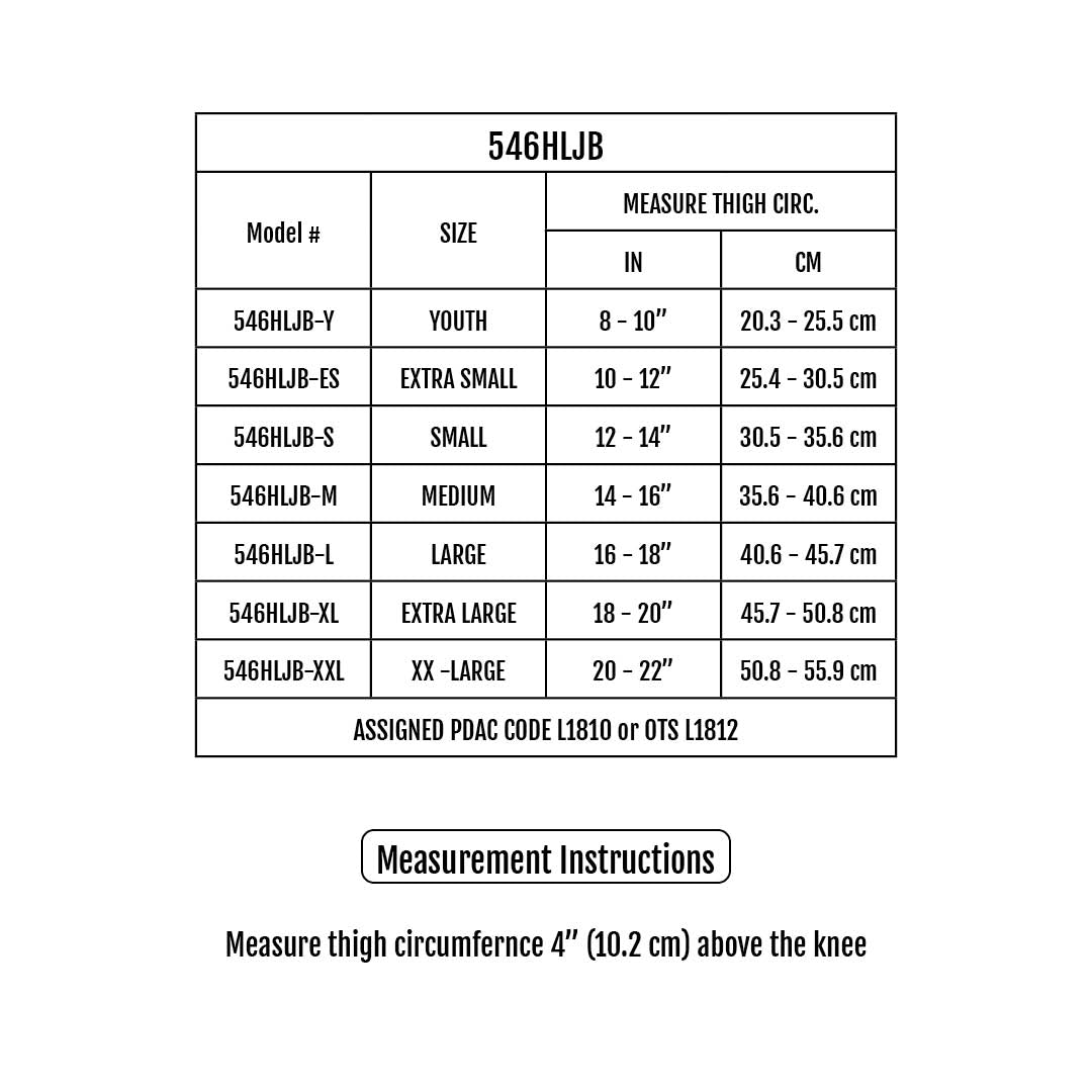 Sizing Chart