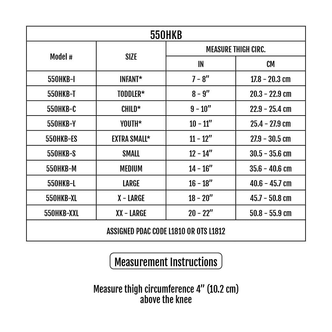 Sizing Chart