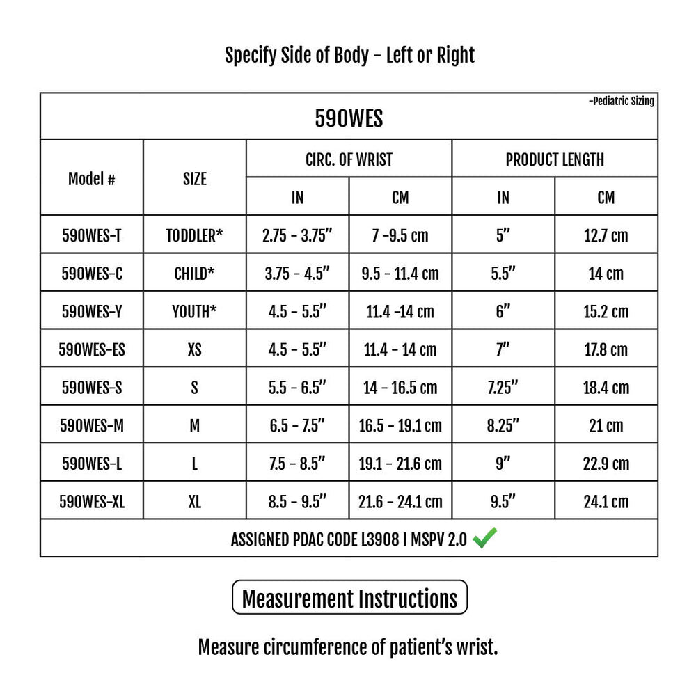 Sizing Chart