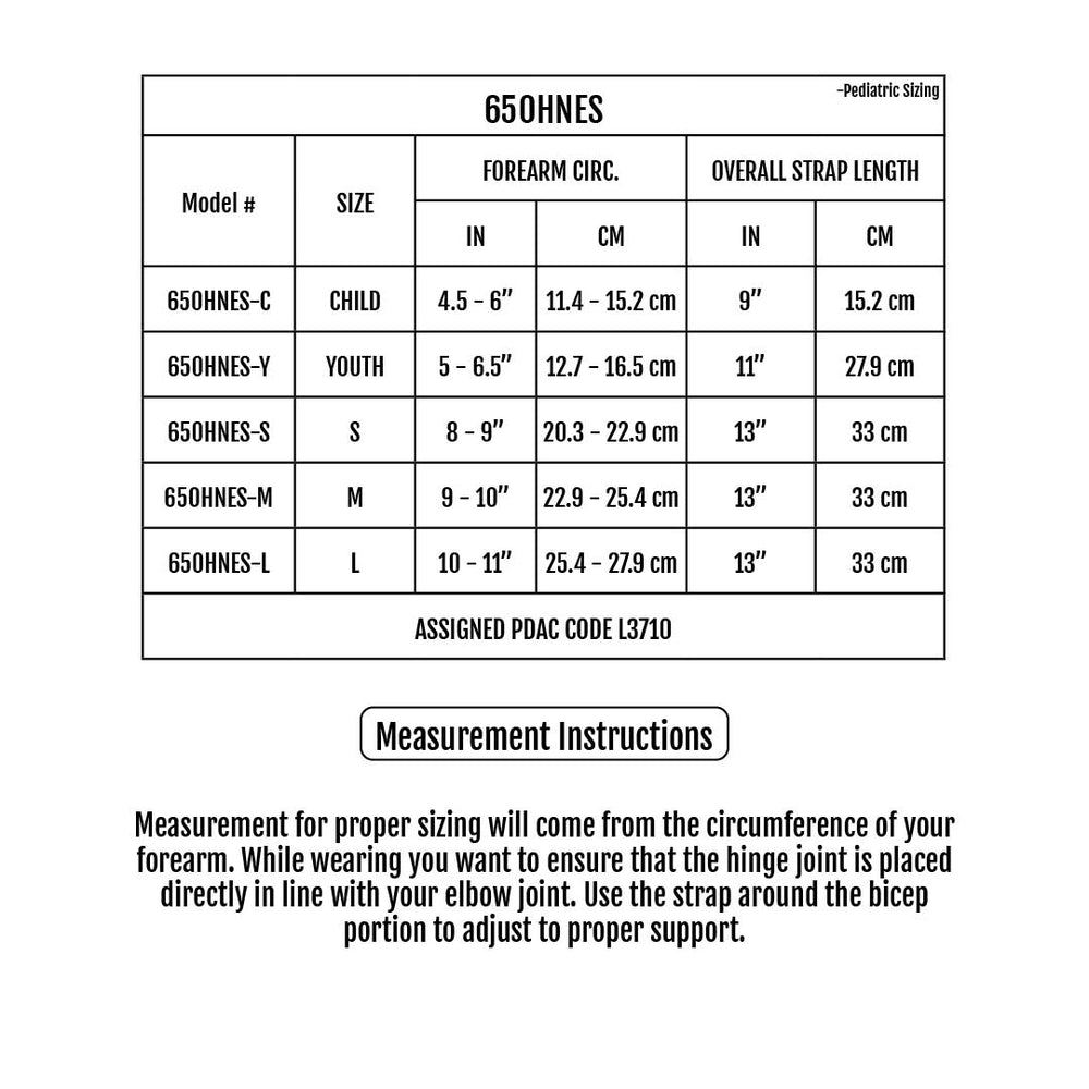 Sizing Chart