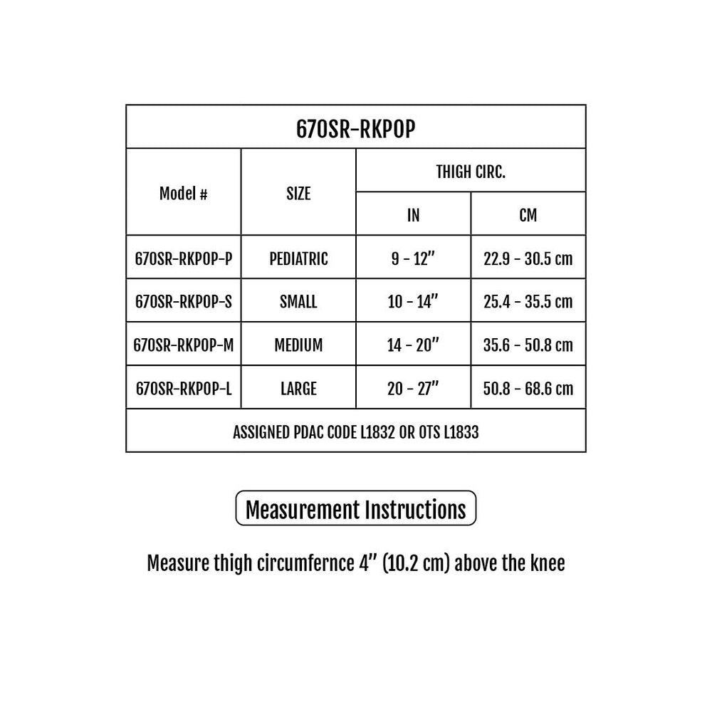 Sizing Chart
