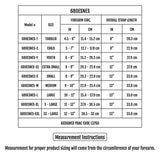 Sizing Chart