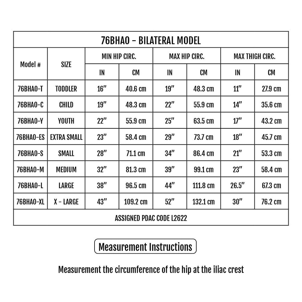 Sizing Chart