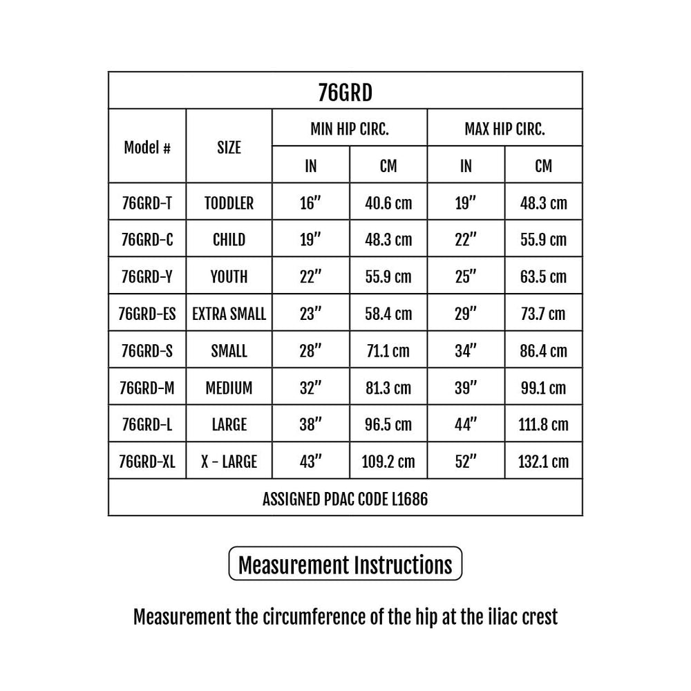 Sizing Chart