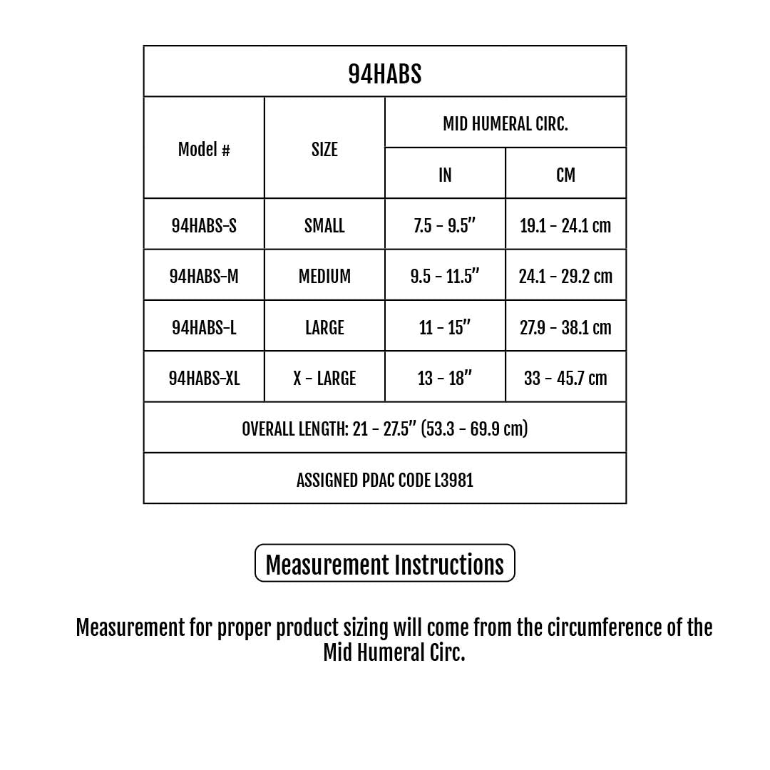 Sizing Chart