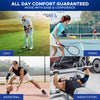 Collage of athletes wearing ActiveEase compression elbow brace in golf, tennis, basketball, and weightlifting, highlighting.