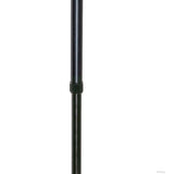 Black adjustable self-standing cane with ergonomic handle and rubber base, made in the USA, best orthopedic braces, RCAI,.
